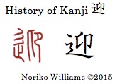 History of Kanji 迎