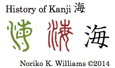 History of Kanji 海