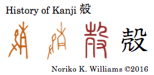 History of Kanji 殻