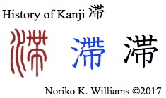 History of Kanji 滞
