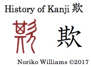 History of Kanji 欺