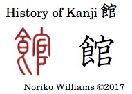 History of Kanji 館