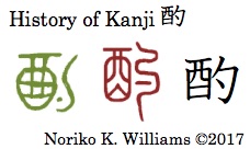 History of Kanji 酌