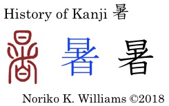 History of Kanji 暑